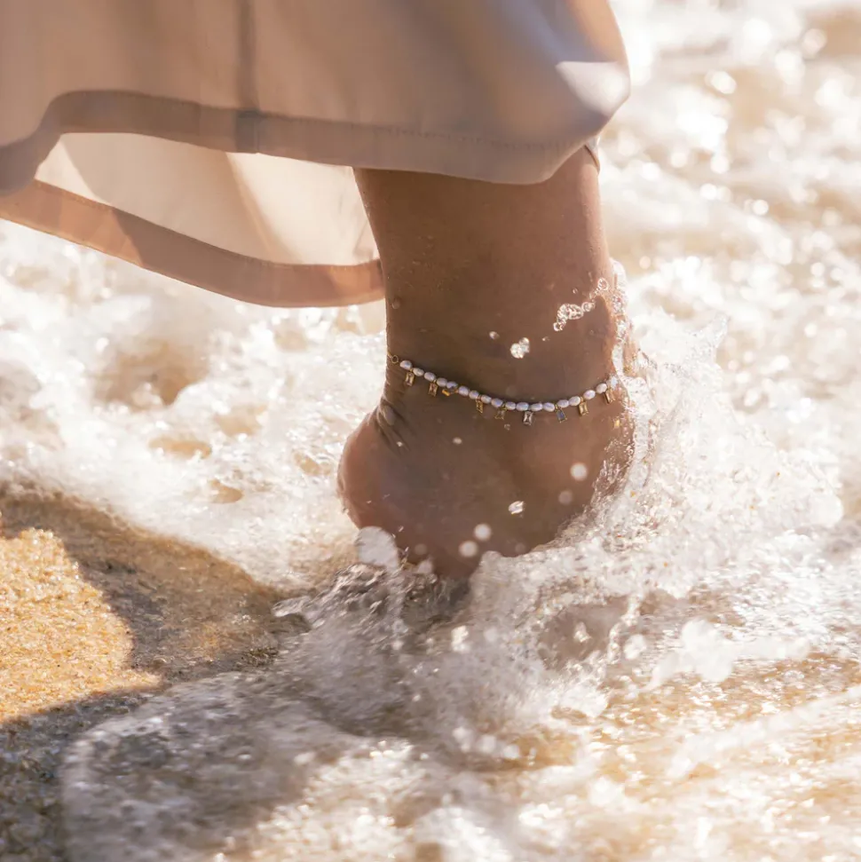 Anklet Colorful Coral
