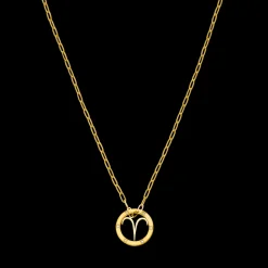 Aries Zodiac Symbol Necklace