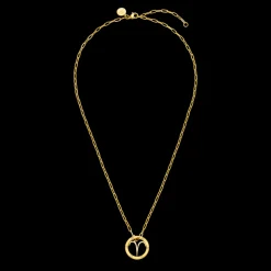 Aries Zodiac Symbol Necklace