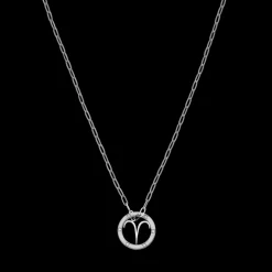 Aries Zodiac Symbol Necklace