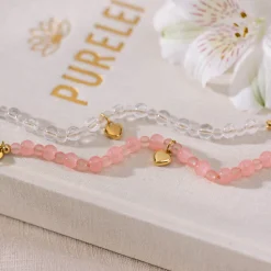 Bracelet White Heart