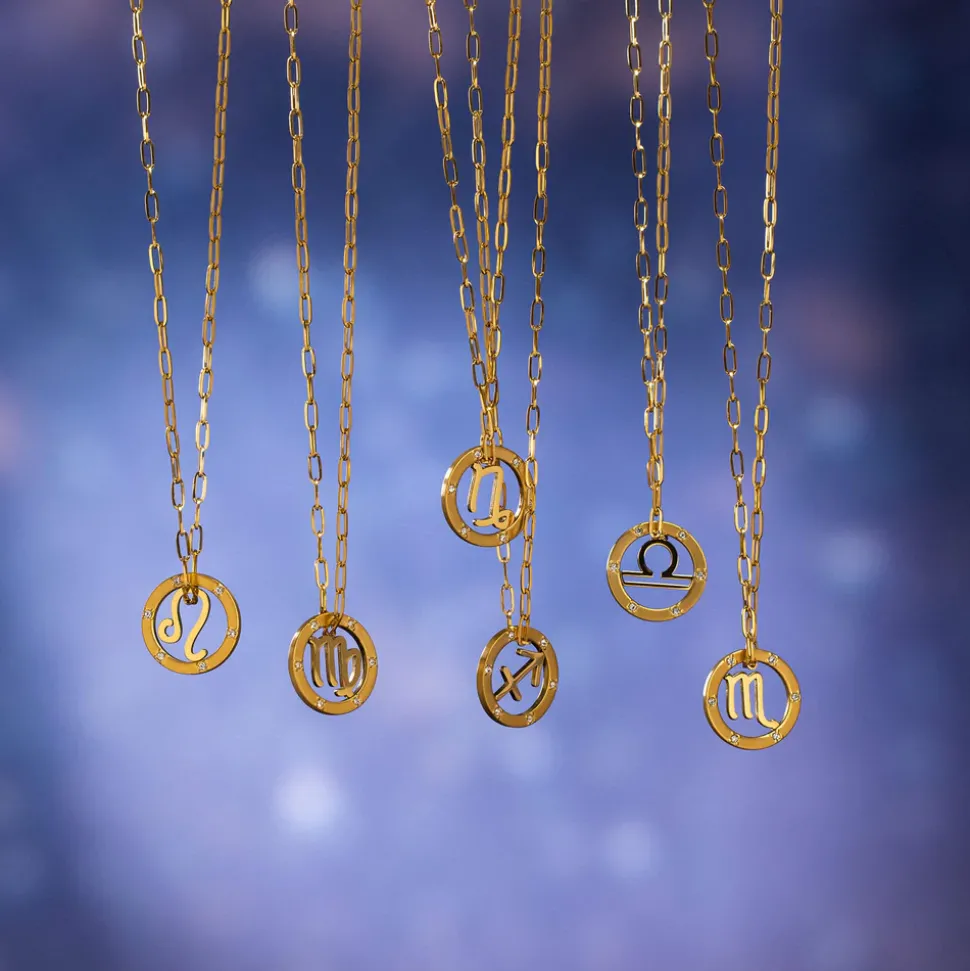 Cancer Zodiac Symbol Necklace