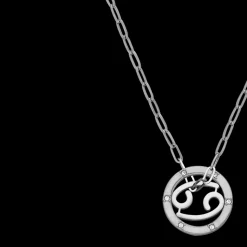 Cancer Zodiac Symbol Necklace