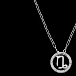 Capricorn Zodiac Symbol Necklace