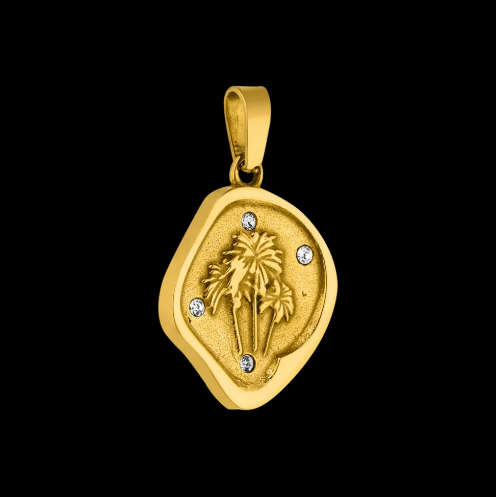 Coin Charm Palm Tree