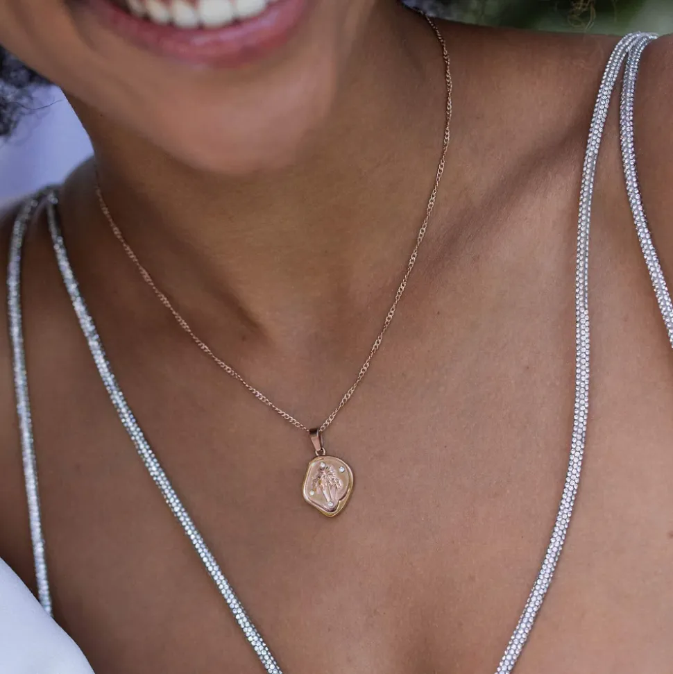 Coin Charm Palm Tree