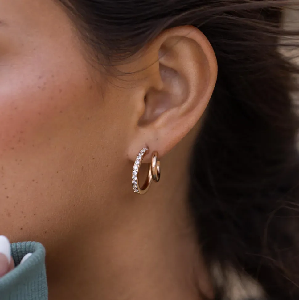 Double Glitter Earrings