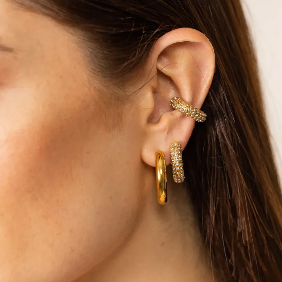 Earrings Big Glitter