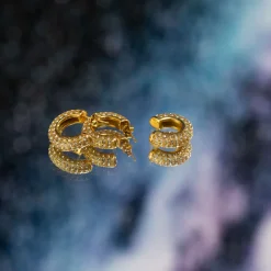 Earrings Big Glitter