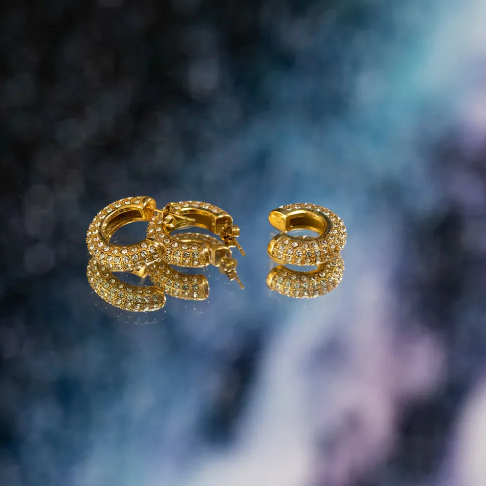 Earrings Big Glitter