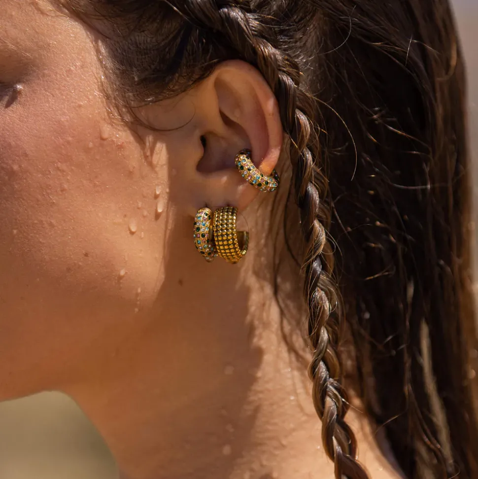 Earrings Colorful Glitter