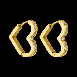Earrings Glitter Heart