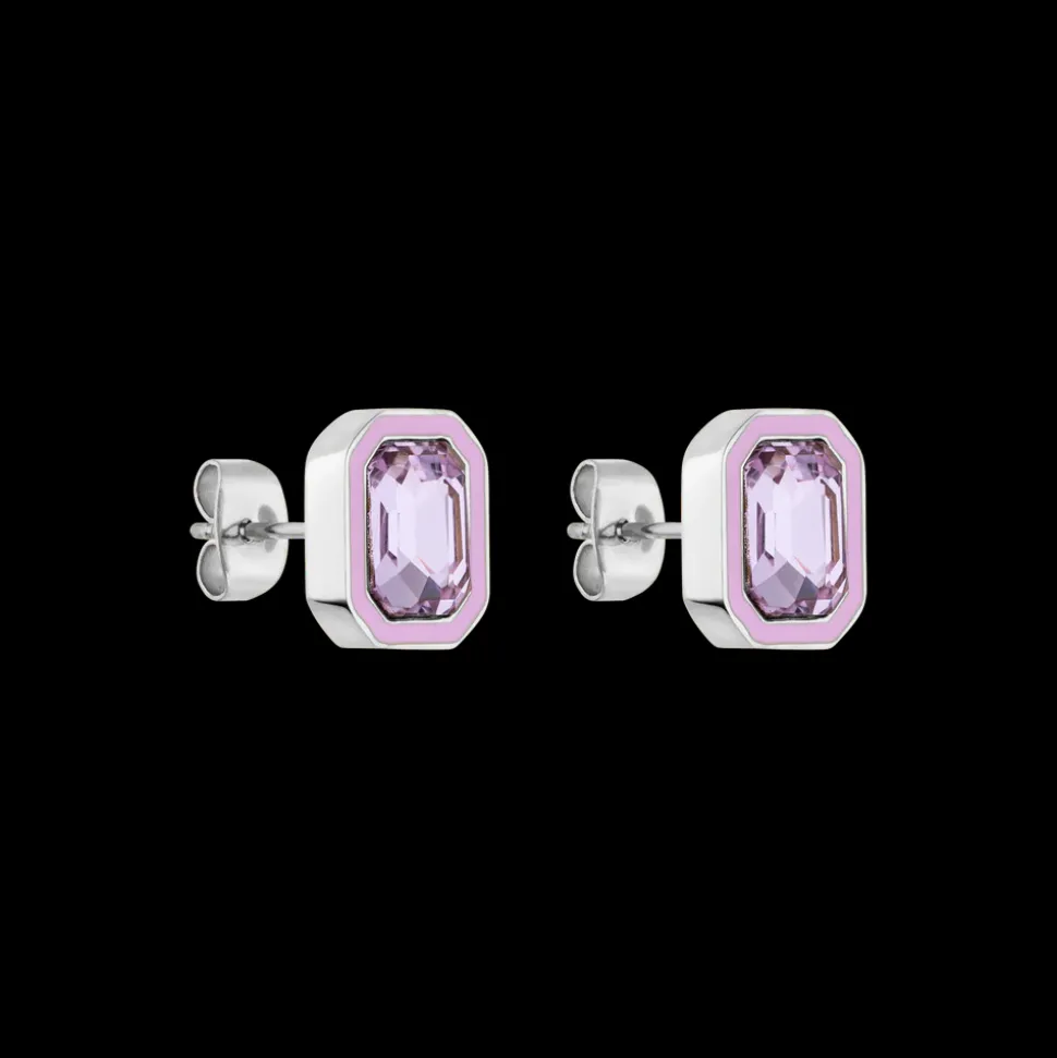 Earrings Purple Power