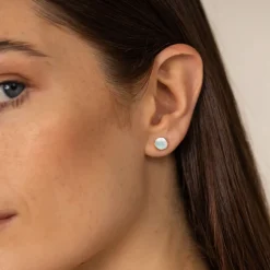 Earrings White Gloss