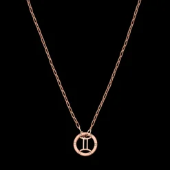 Gemini Zodiac Symbol Necklace