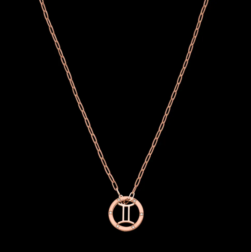 Gemini Zodiac Symbol Necklace