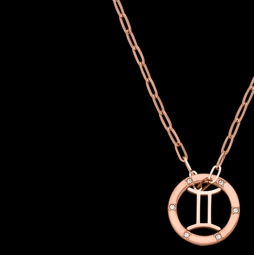 Gemini Zodiac Symbol Necklace