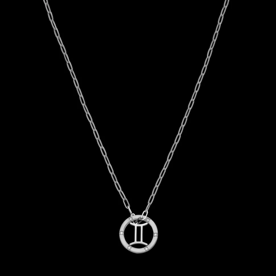 Gemini Zodiac Symbol Necklace