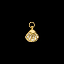 Glitter Shell Charm