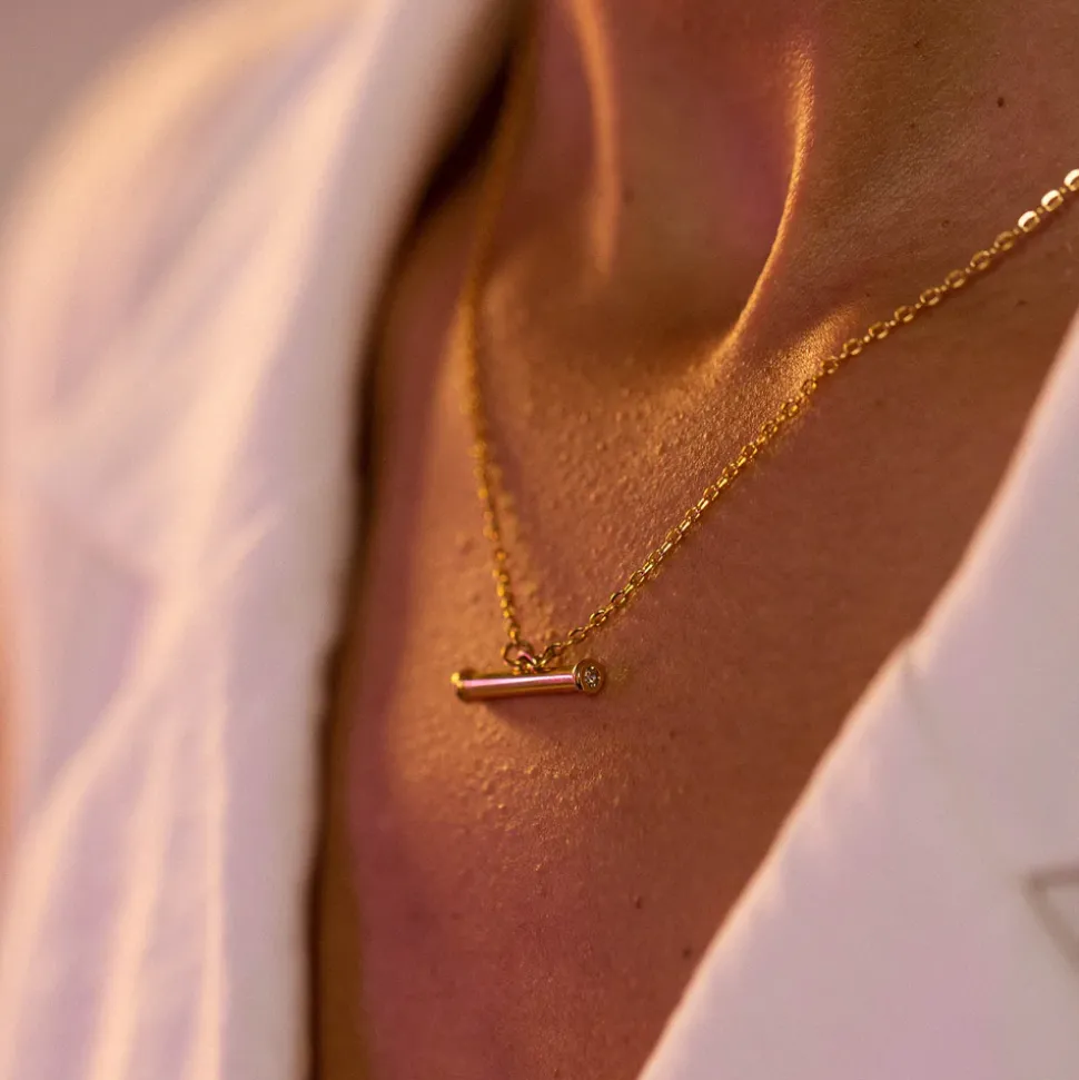 Glitter Toggle Necklace