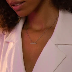 Glitter Toggle Necklace