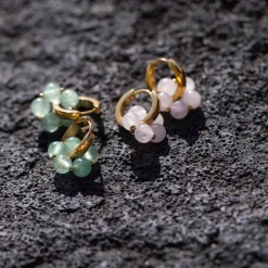 Jade Flower Charm