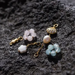 Jade Flower Charm