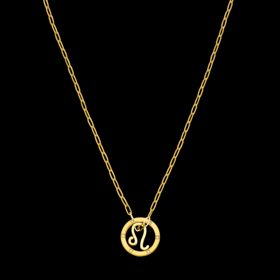 Leo Zodiac Symbol Necklace