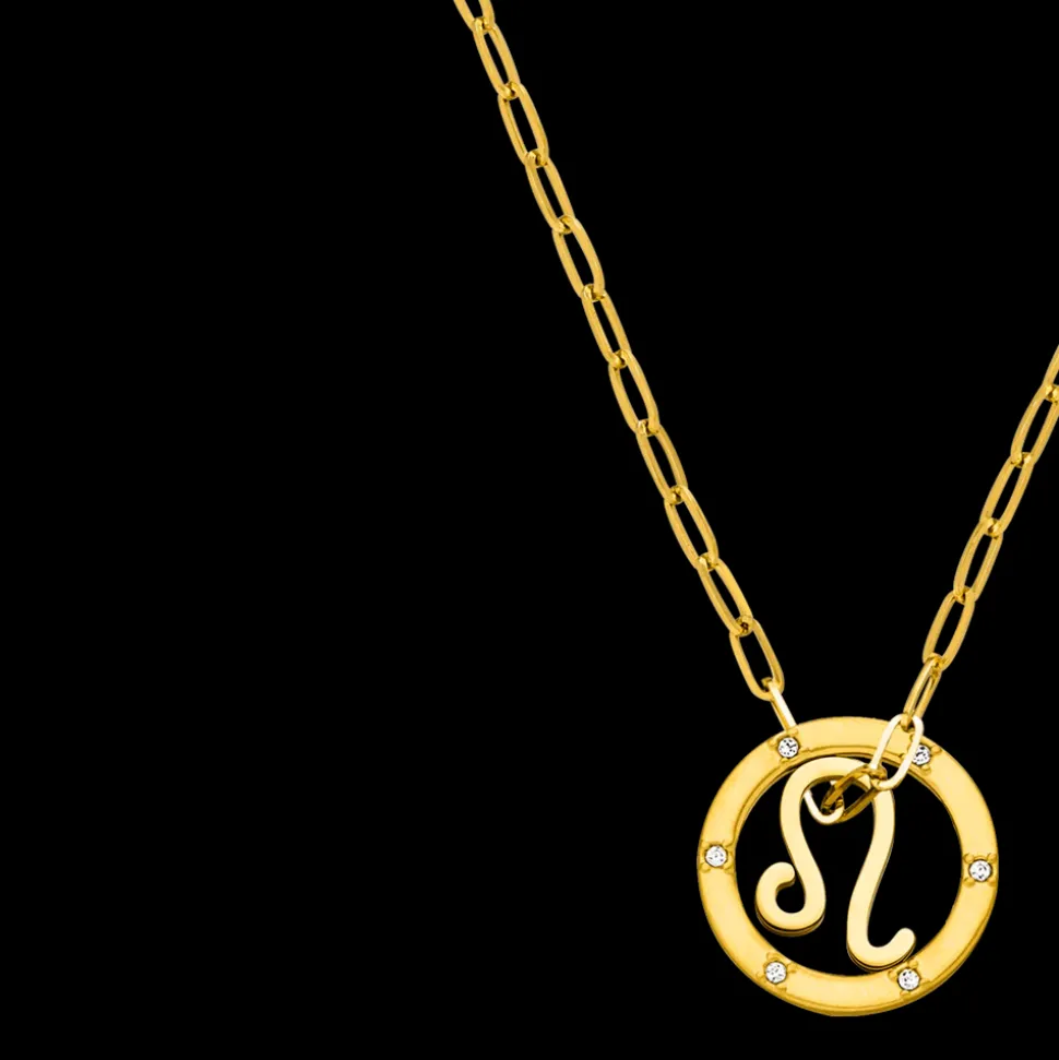 Leo Zodiac Symbol Necklace
