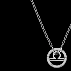 Libra Zodiac Symbol Necklace