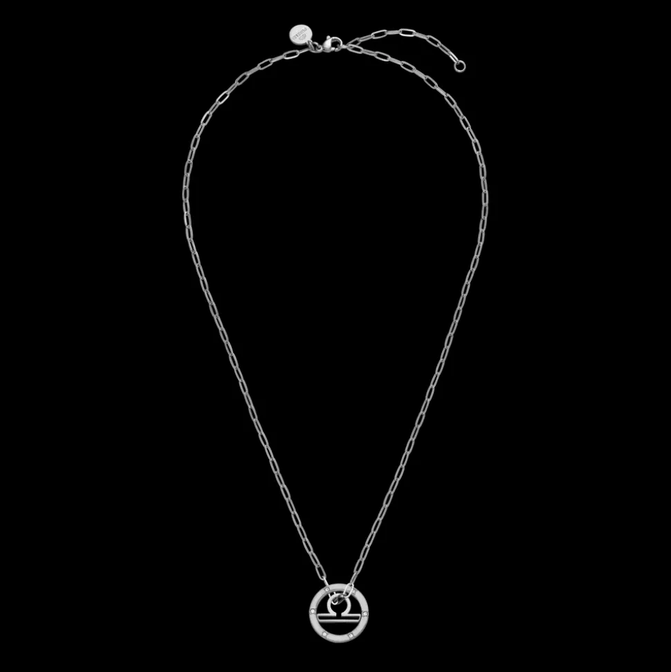 Libra Zodiac Symbol Necklace