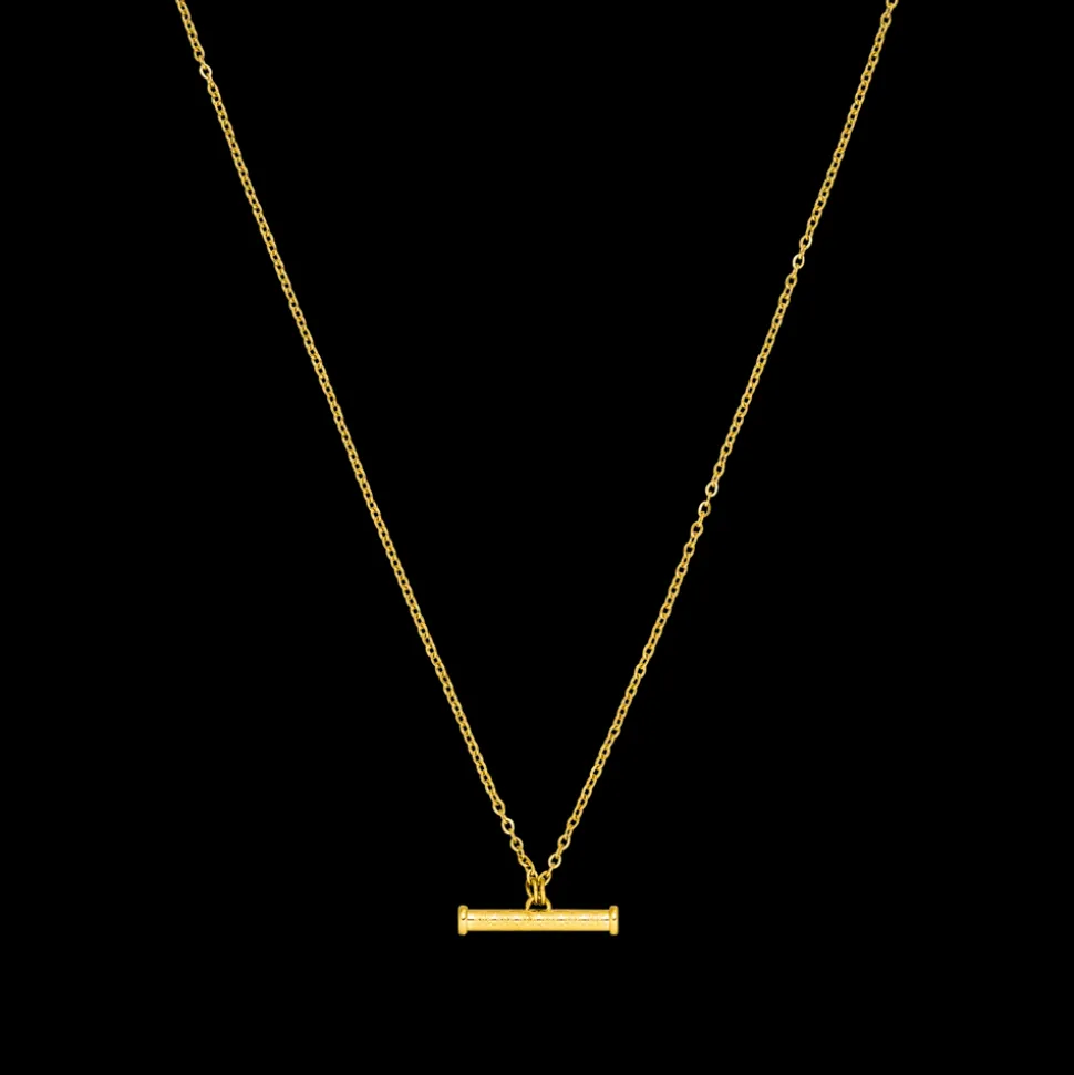 Lotus Toggle Necklace