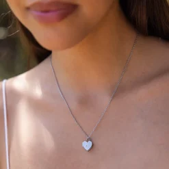 Necklace Heartbeat Medallion