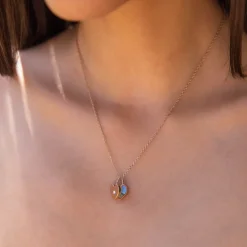 Necklace Heartbeat Medallion