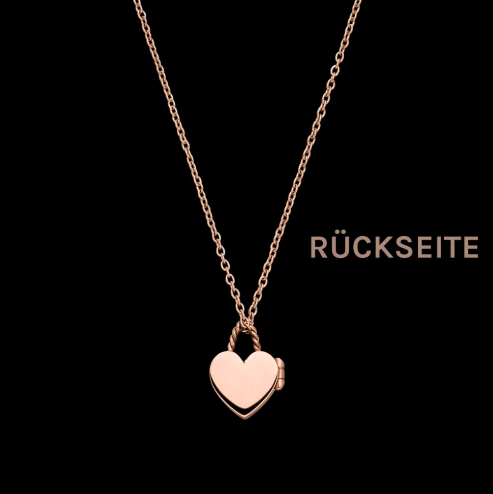 Necklace Heartbeat Medallion
