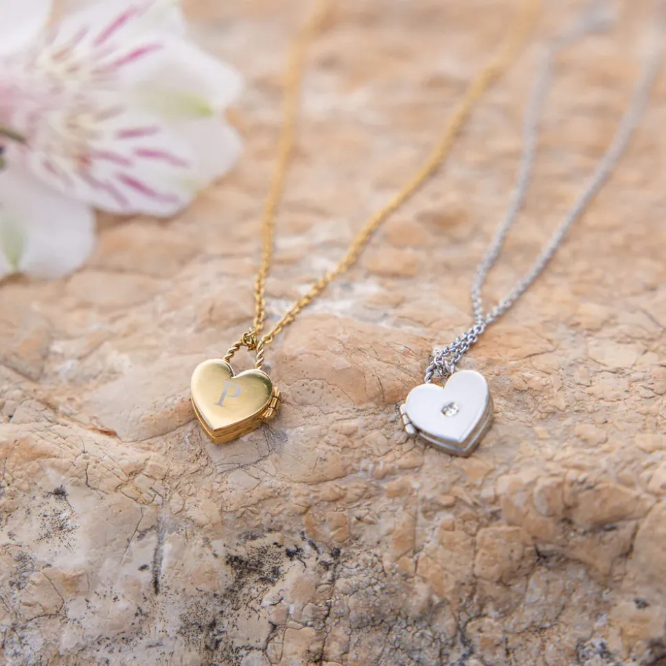 Necklace Heartbeat Medallion
