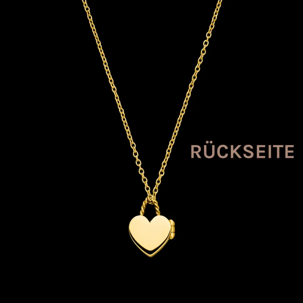 Necklace Heartbeat Medallion