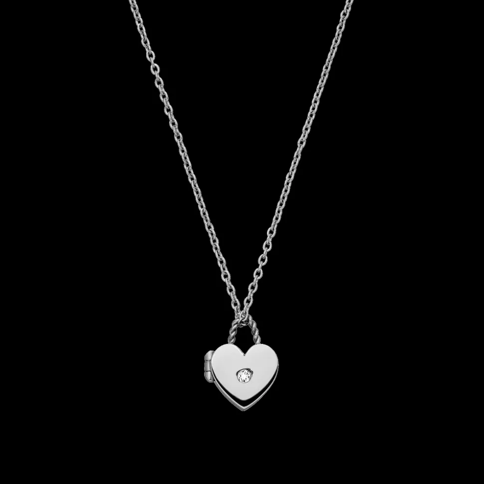 Necklace Heartbeat Medallion