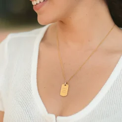 Necklace Plate Charm