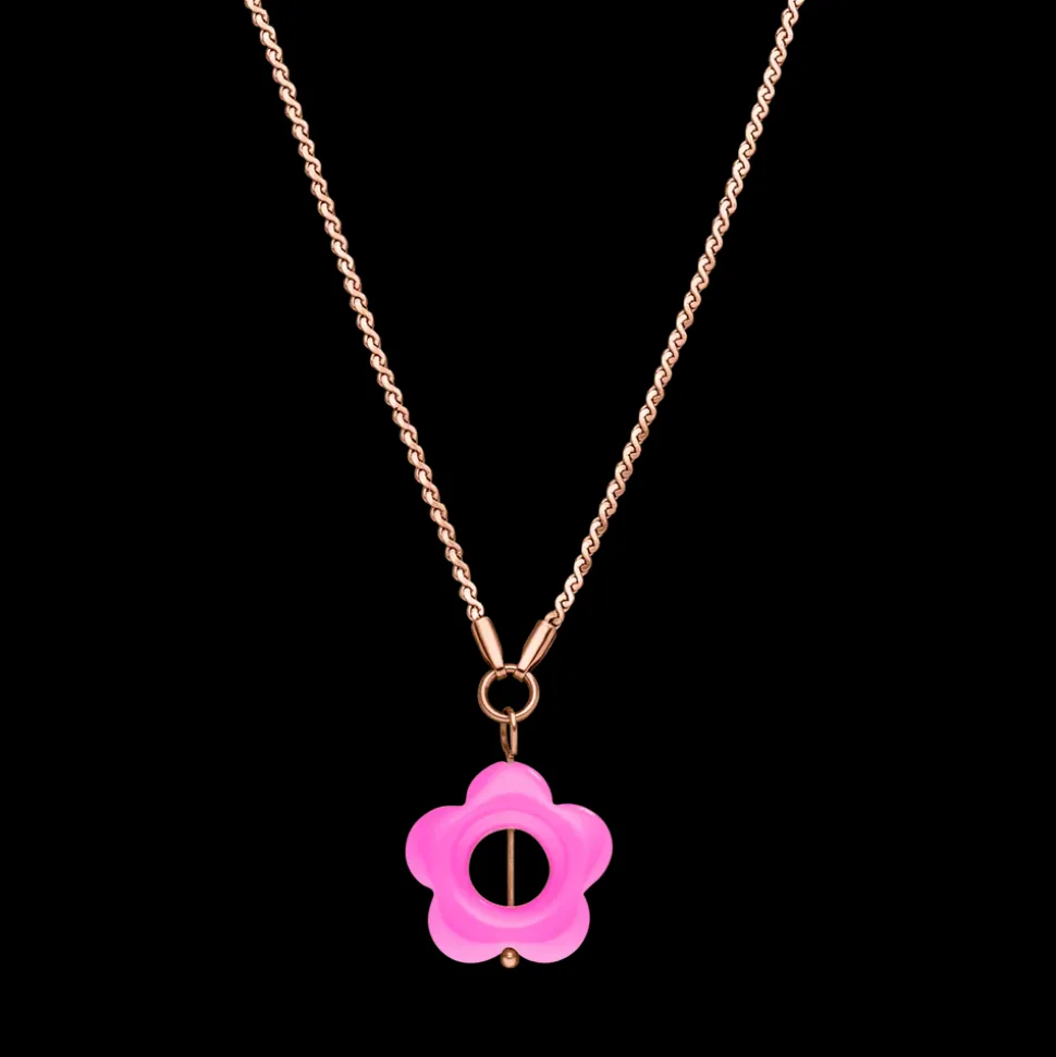 Necklace Rosy Flower