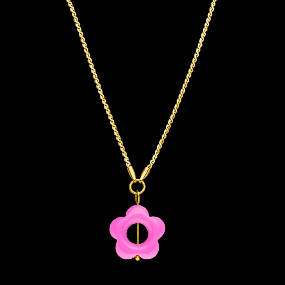 Necklace Rosy Flower