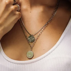 Necklace Snake Coin