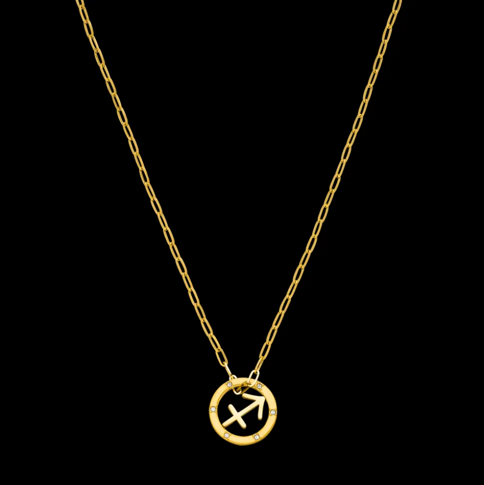 Sagittarius Zodiac Symbol Necklace