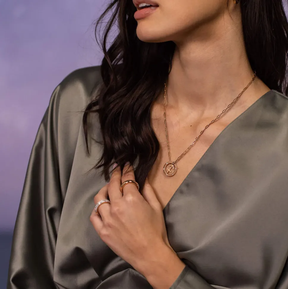 Sagittarius Zodiac Symbol Necklace
