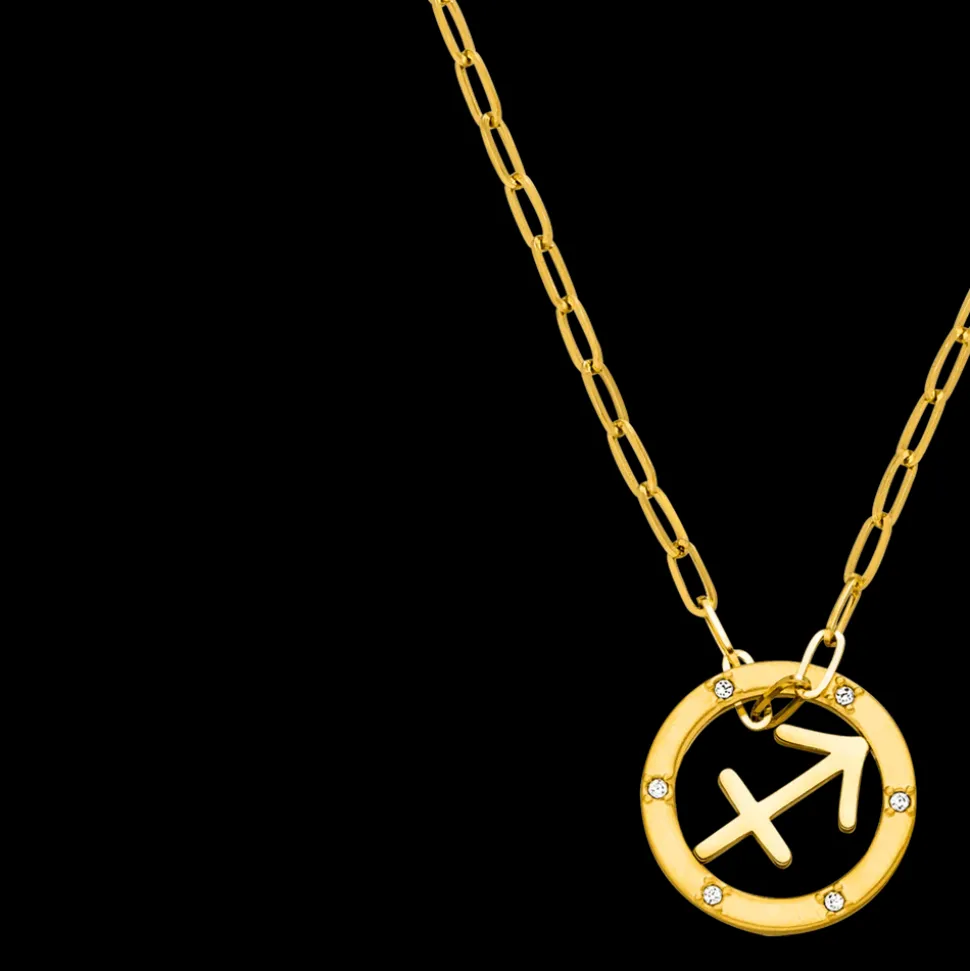 Sagittarius Zodiac Symbol Necklace
