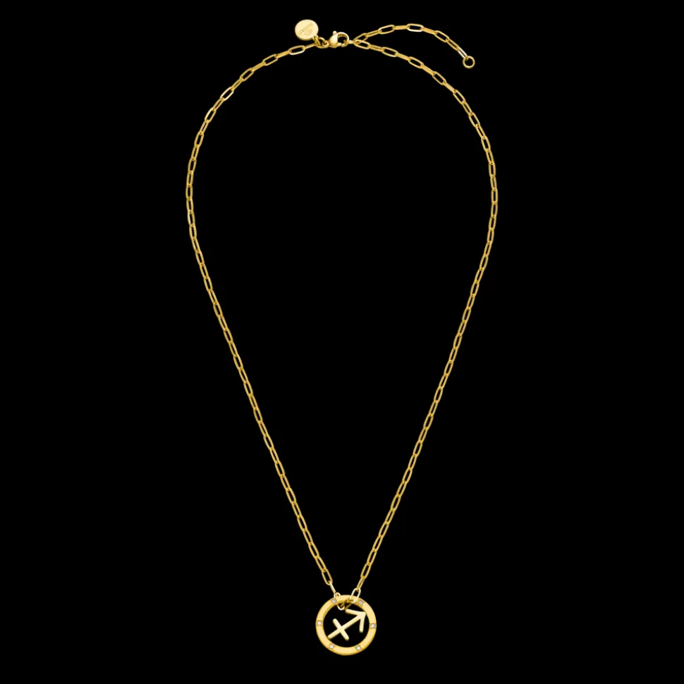 Sagittarius Zodiac Symbol Necklace