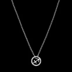 Sagittarius Zodiac Symbol Necklace