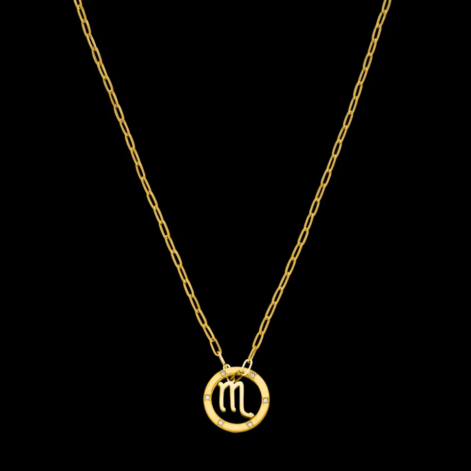 Scorpio Zodiac Symbol Necklace