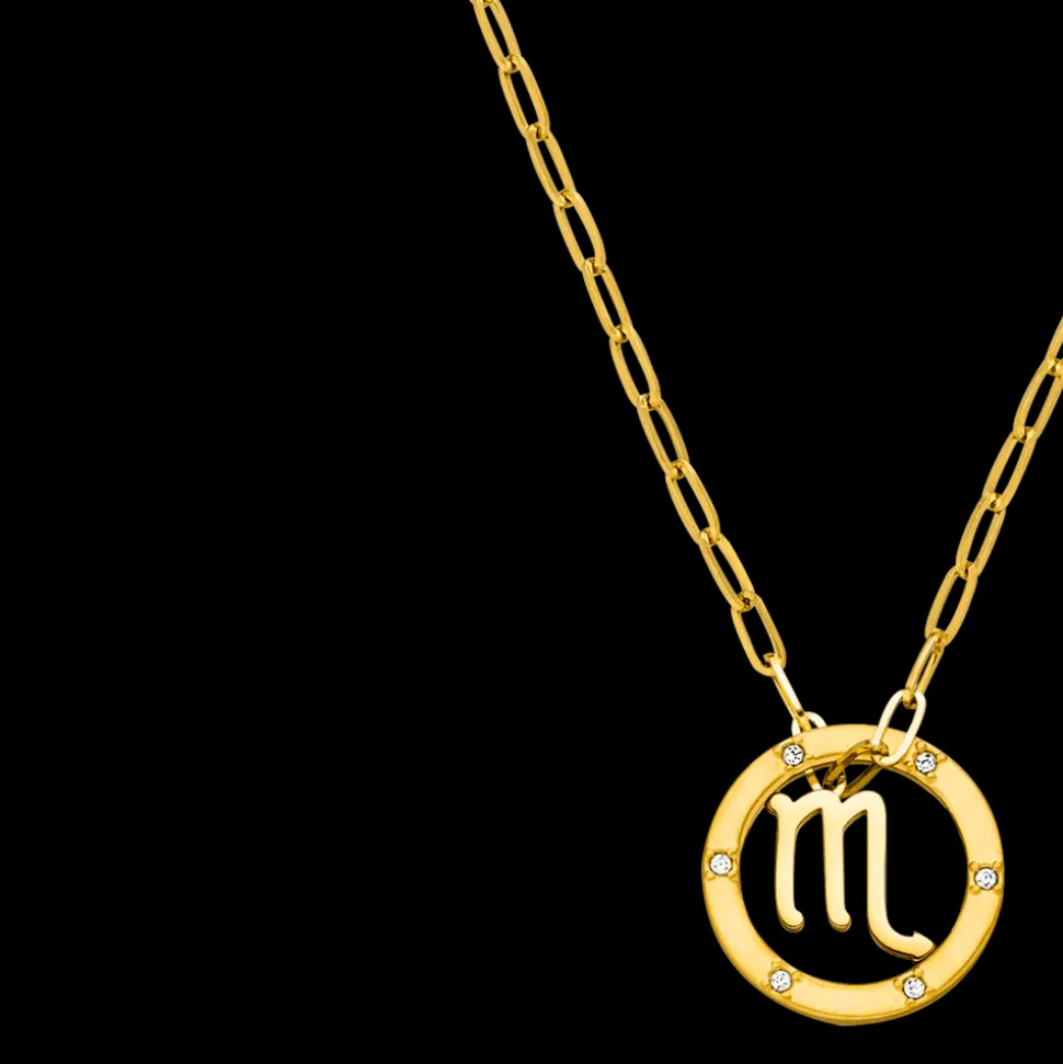 Scorpio Zodiac Symbol Necklace