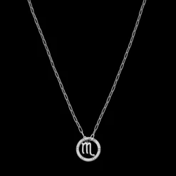 Scorpio Zodiac Symbol Necklace